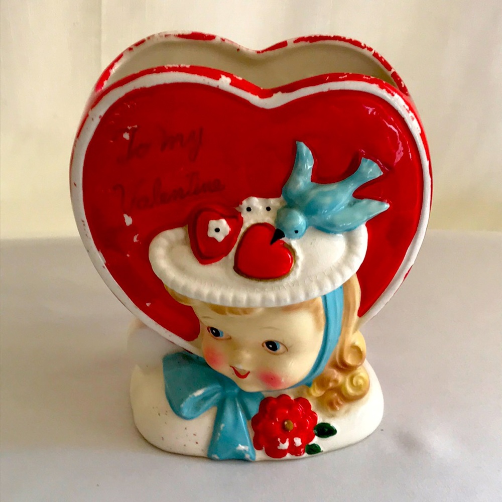 Vintage “To My Valentine “Vase